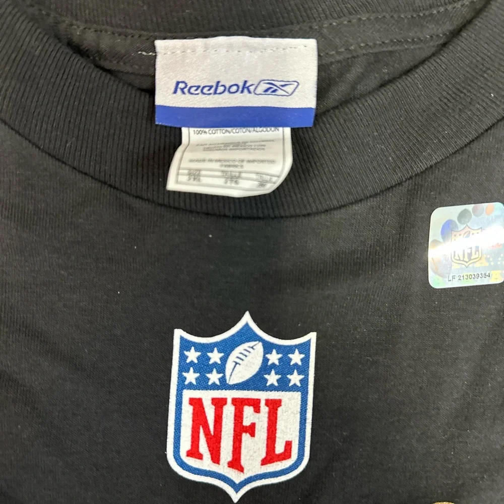 NFL New Orleans Saints Reebok Super Bowl Long Sleeve TShirt Size 2XL NWT Vintage - Picture 7 of 8